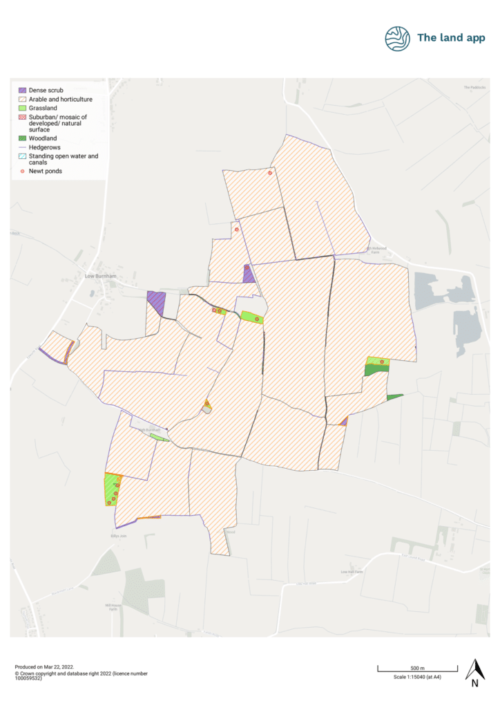 An example of one of the ELMs Land Management Plans created on the Land App.