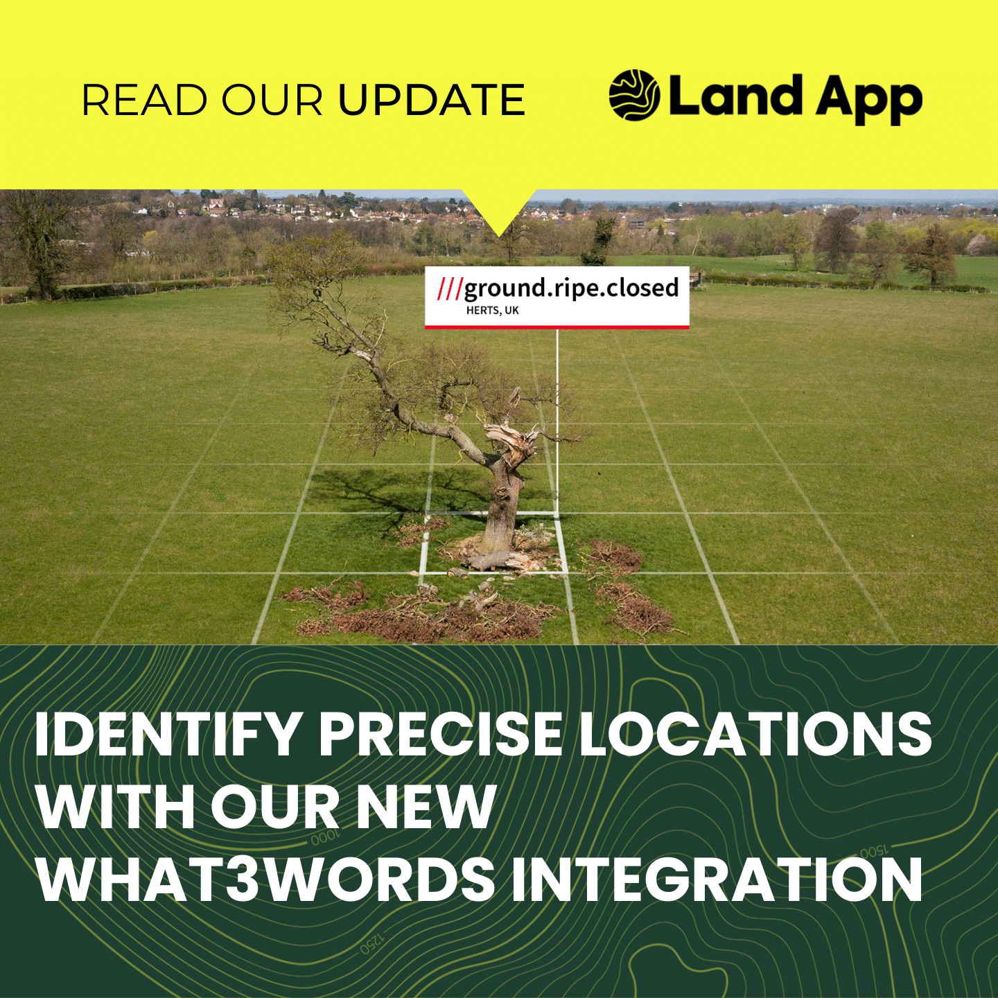 What3words now on Land App!