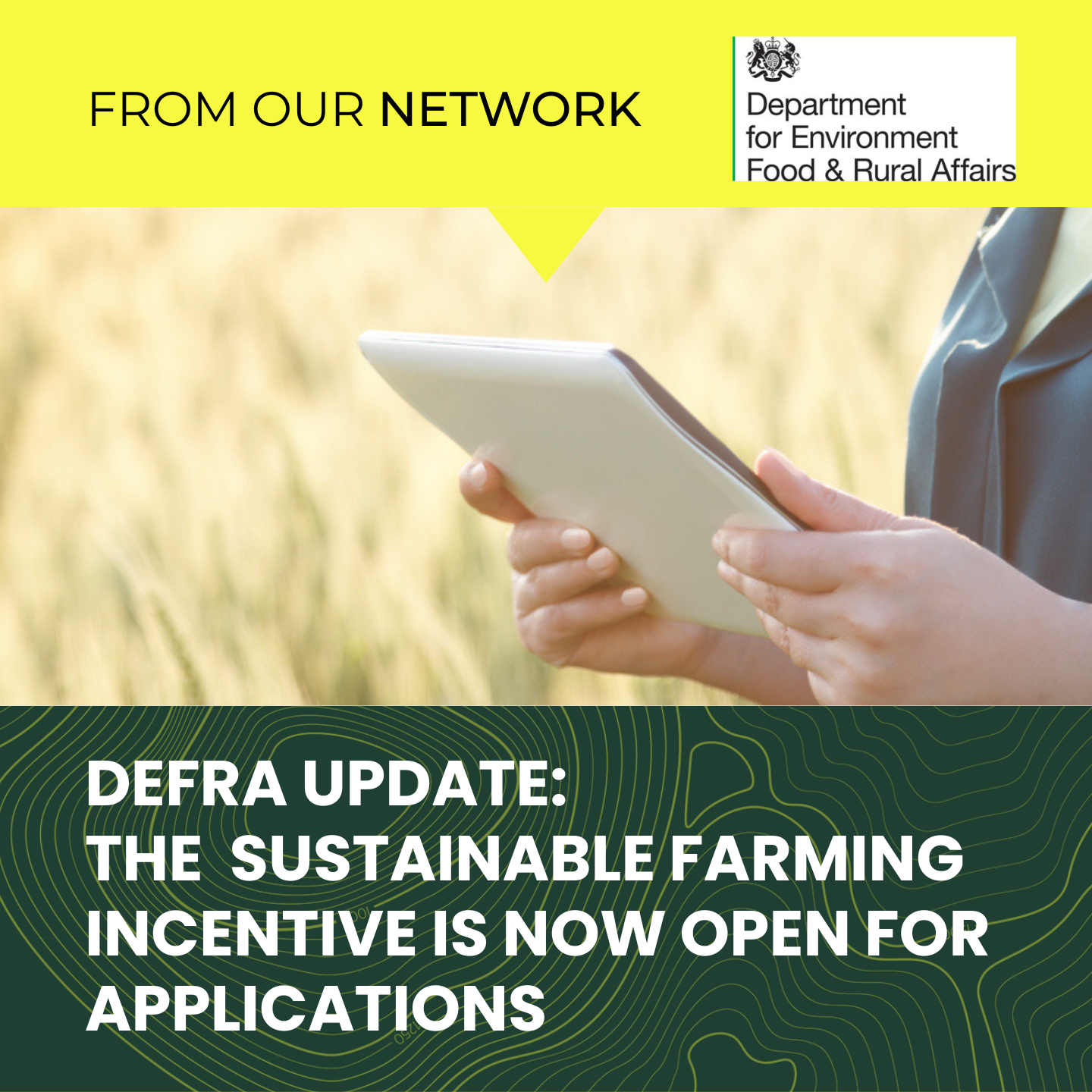 Sustainable Farming Incentive Now Open for Applications