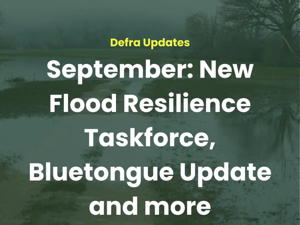 September2024 Defra Updates